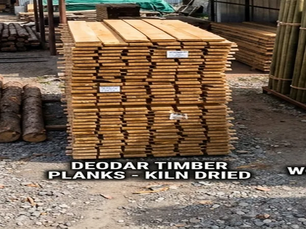 Deodar Pine Wood Logs (Aari)